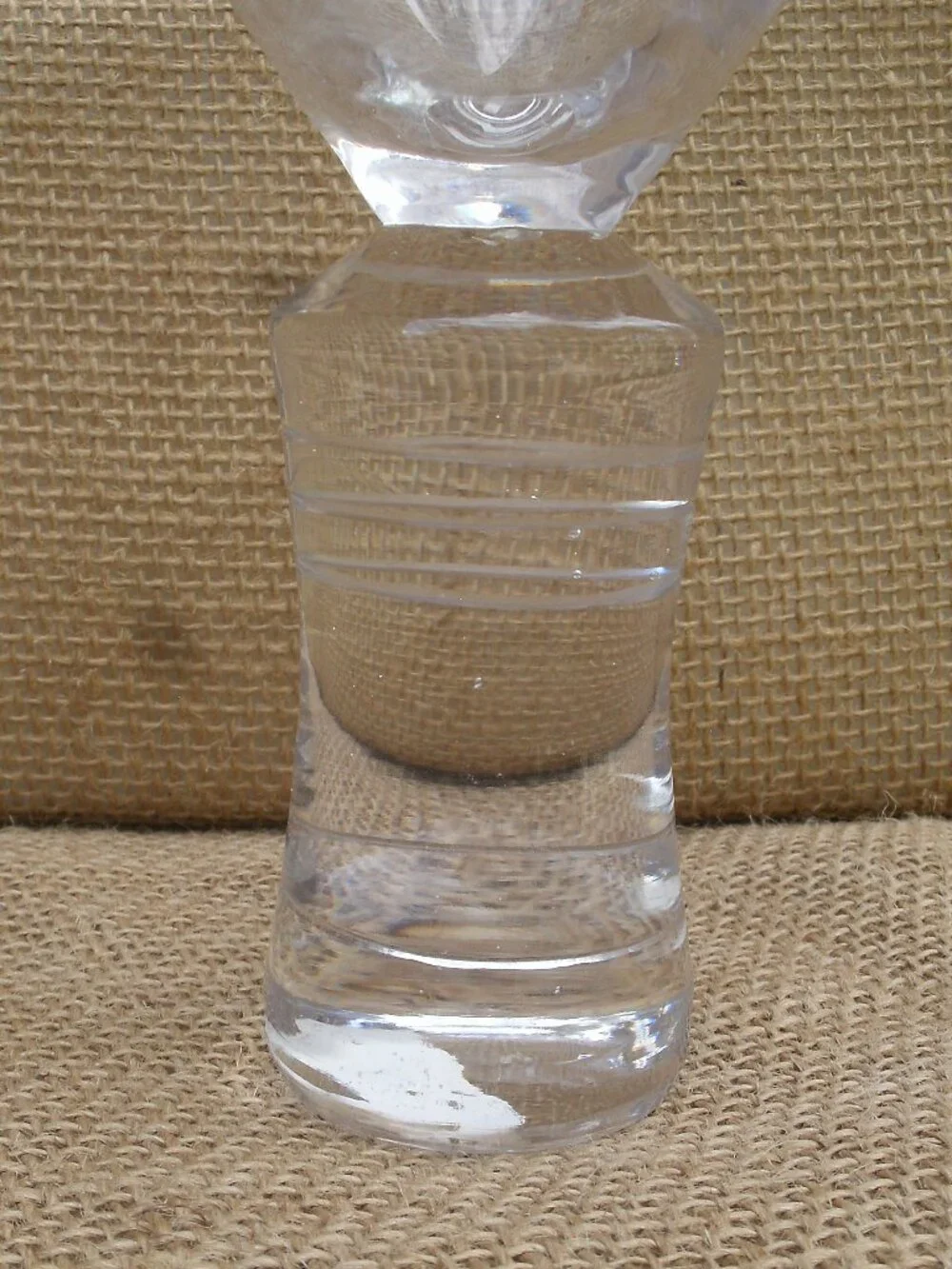 Vintage Tabla Home Art Glass Martini Glass